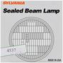 SYLVANIA 4537 Incandescent Sealed Beam for Low Beam/High Beam Applications (Pack of 1)