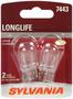 SYLVANIA 7443 Long Life Incandescent Mini Bulb (Pack of 2)