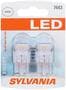 SYLVANIA 7443 White LED Mini Bulb (Pack of 2)