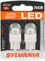 SYLVANIA 7443 High Performance Red ZEVO LED Mini Bulb (Pack of 2)