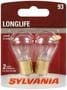 SYLVANIA 93 Long Life Incandescent Mini Bulb (Pack of 2)
