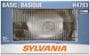 SYLVANIA H4703 Basic Sealed Beam Headlight Bulb (Pack of 1)