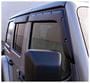 Tough Guard Form Fit Outside Mount Black, Matte Window Air Deflector