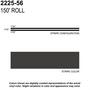 Trimbrite Prostripe 3/16 Inch x 150 Foot Matte Black Striping Tape