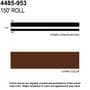 Trimbrite Prostripe 1/2 Inch x 150 Foot Brown Striping Tape