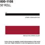 Trimbrite Prostripe 1/4 Inch x 50 Foot Red Striping Tape