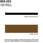 Trimbrite Prostripe 1/4 Inch x 150 Foot Bronze Striping Tape