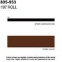 Trimbrite Prostripe 1/4 Inch x 150 Foot Chocolate Brown Striping Tape