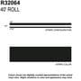 Trimbrite Prostripe 5/16 Inch x 40 Foot Dark Charcoal Metallic Striping Tape