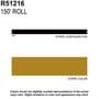Trimbrite Prostripe 1/4 Inch x 150 Foot Gold Striping Tape