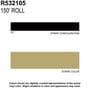 Trimbrite Prostripe 1/2 Inch x 150 Foot Light Gold Striping Tape