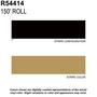 Trimbrite Prostripe 1 Inch x 150 Foot Buckskin Striping Tape