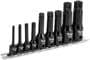 Titan 9 Piece 1/4, 3/8, 1/2 Inch Drive Standard XZN XZN Bit Socket