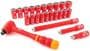 Titan 24 Piece 24 Piece 1/2 Inch Drive Standard 6 Point Metric Socket Set