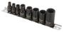 Titan 8 Piece 1/4, 3/8, 1/2 Inch Drive Male Star Socket Set