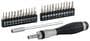 Titan Precision Ratcheting Screwdriver Set Hex, Phillips, Slotted, Star, Triwing