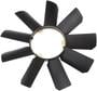 URO Parts Plastic Cooling Fan Blade