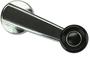 URO Parts Silver Zinc Window Crank Handle
