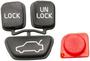 URO Parts Remote Key Button Insert