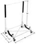 URO Parts Hard Top Storage Cart