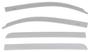 Auto Ventshade Ventvisor Low Profile Silver Sky, Metallic Window Vent