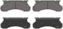 Wagner ThermoQuiet Front Semi-Metallic Brake Pads