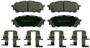 Wagner ThermoQuiet Rear Semi-Metallic Brake Pads