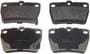 Wagner ThermoQuiet Rear Semi-Metallic Brake Pads