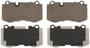 Wagner ThermoQuiet Front Semi-Metallic Brake Pads