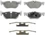 Wagner ThermoQuiet Rear Semi-Metallic Brake Pads