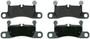 Wagner ThermoQuiet Rear Semi-Metallic Brake Pads