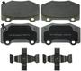 Wagner ThermoQuiet Rear Semi-Metallic Brake Pads