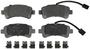 Wagner ThermoQuiet Rear Semi-Metallic Brake Pads