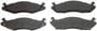 Wagner ThermoQuiet Front Semi-Metallic Brake Pads