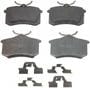 Wagner ThermoQuiet Rear Semi-Metallic Brake Pads