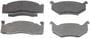 Wagner ThermoQuiet Front Semi-Metallic Disc Brake Pad Set