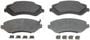 Wagner ThermoQuiet Front Semi-Metallic Brake Pads