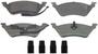 Wagner ThermoQuiet Rear Semi-Metallic Brake Pads