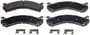 Wagner ThermoQuiet Rear Semi-Metallic Brake Pads