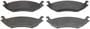Wagner ThermoQuiet Rear Semi-Metallic Brake Pads