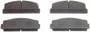 Wagner ThermoQuiet Front Ceramic Disc Brake Pad Set