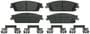 Wagner ThermoQuiet Rear Ceramic Brake Pads