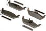 Wagner ThermoQuiet Rear Semi-Metallic Brake Pads