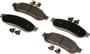 Wagner ThermoQuiet Rear Semi-Metallic Brake Pads