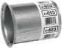 Walker 4 Inch Inlet To  4-1/2 Inch Outlet X 5 Inch Exhaust Pipe Connector