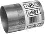 Walker 2-3/4 Inch Inlet To  2-3/4 Inch Outlet X 4 Inch Exhaust Pipe Connector