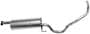 Walker Quiet-Flow SS Exhaust Muffler Assembly