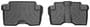WeatherTech Black Rubberized Thermoplastic Floor Liner