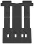 WeatherTech DigitalFit Black Plastic Floor Liner