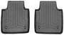 WeatherTech Black Rubberized Thermoplastic Floor Mat Set